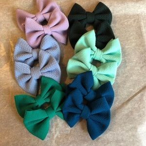 Piggies tails bows set